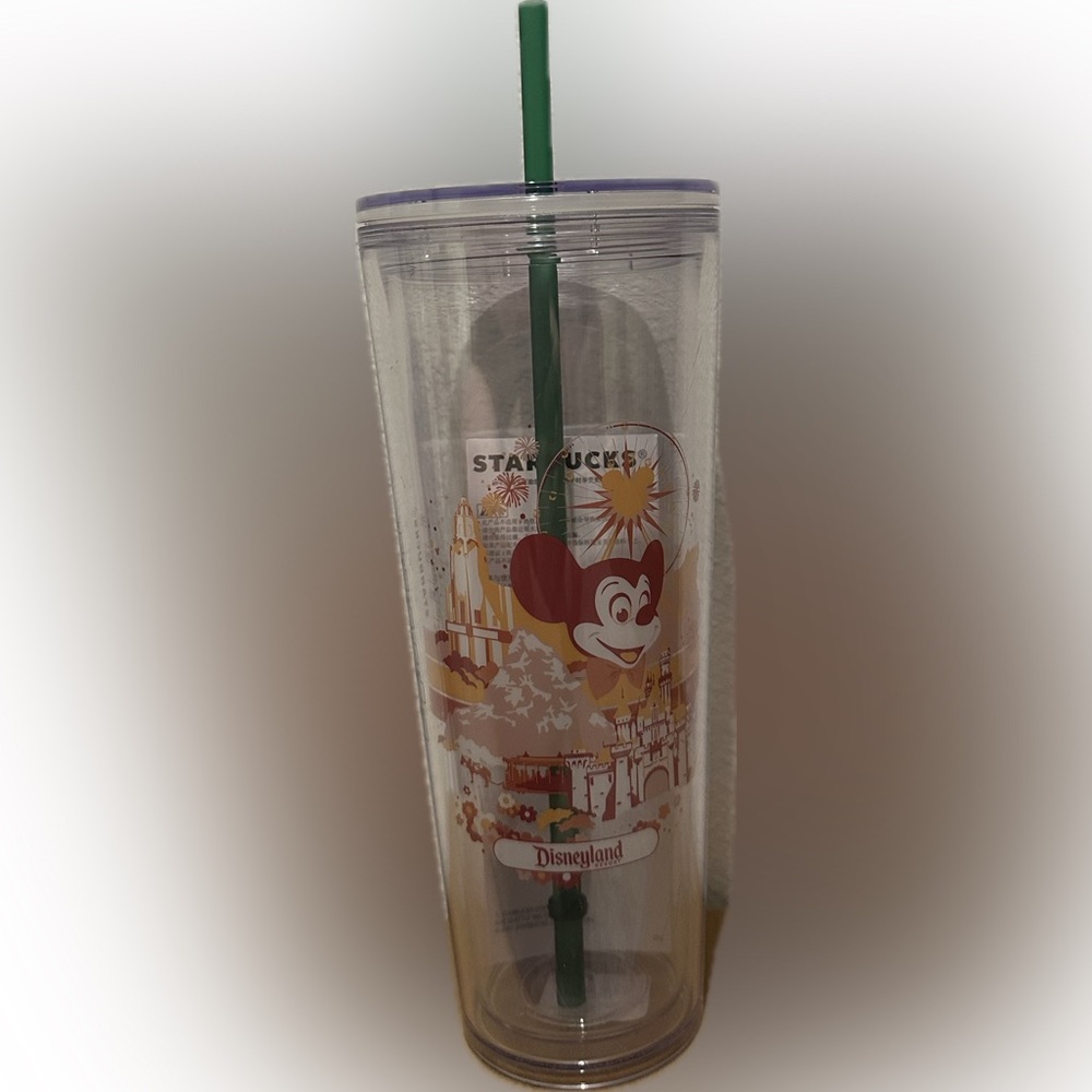 Starbucks- Disney Mickey Mouse Clear Tumbler 2021
